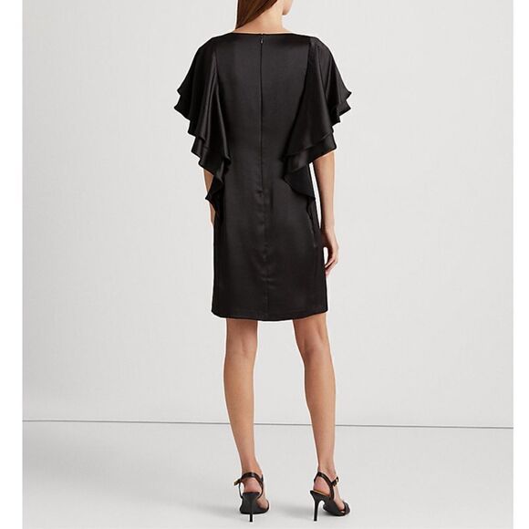 Women's Satin Cocktail Dress ❤️ - Picture 3 of 6